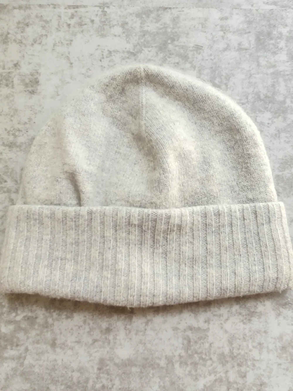 Madewell Womens Wool Blend Beanie Hat OS Light Gray Minimalist Gorpcore